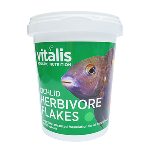 Vitalis Cichlid Herbivore Flakes