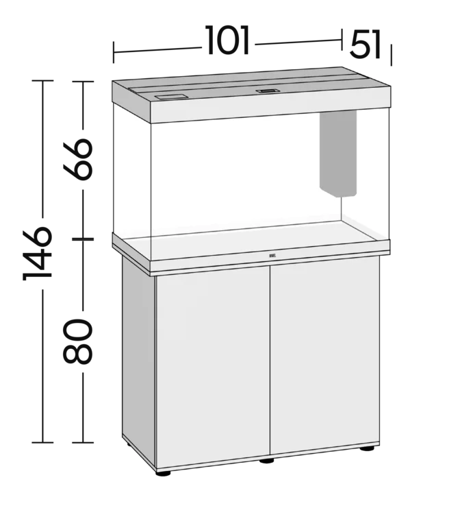 Juwel Rio 290 LED Aquarium and Cabinet